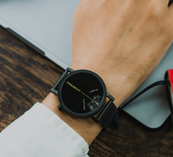 Projects Wrist Watch Past, Present, Future Watch