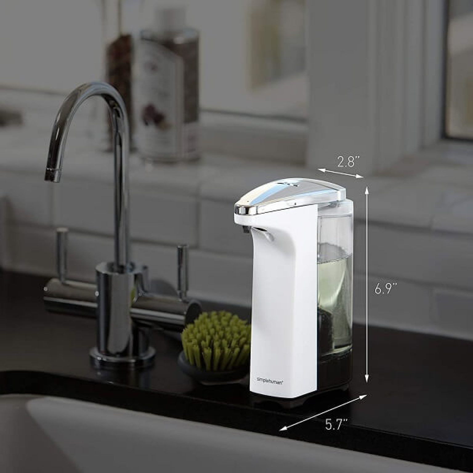 simplehuman Touch Free Liquid Soap Dispenser The Foyager