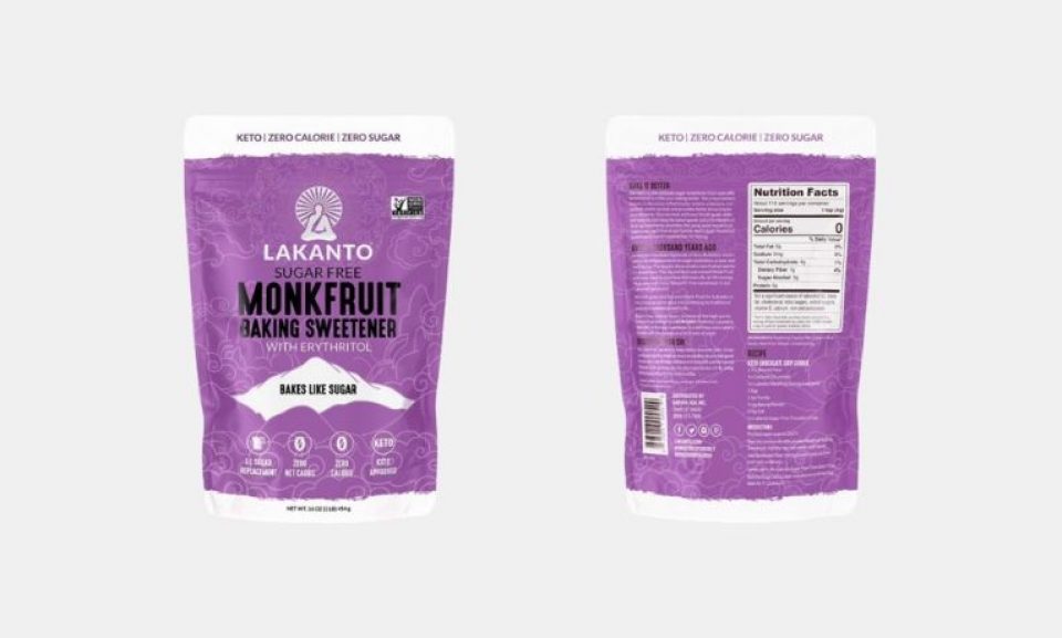 Lakanto Sugar Free Monkfruit Baking Sweetener