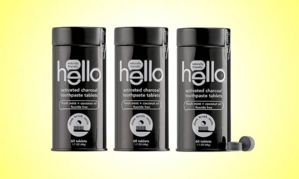 hello® Activated Charcoal Toothpaste Tablets