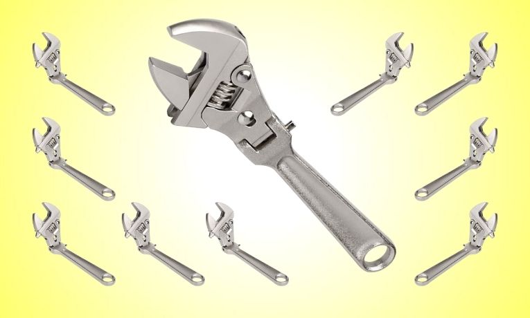 GETUHAND Flexhead Adjustable Flex Ratcheting Wrench