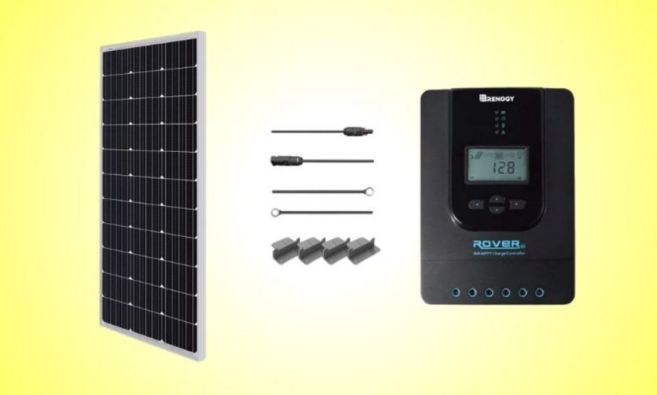 Renogy 100 Watt Monocrystalline Solar Starter Kit