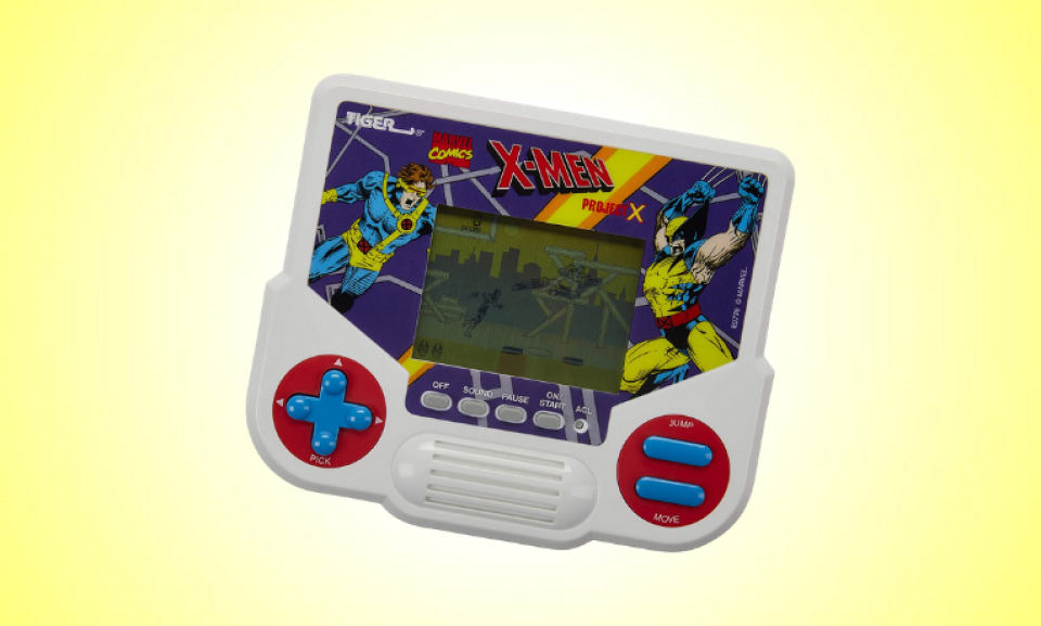 Retro Marvel X-Men Project X Electronic LCD Video Game