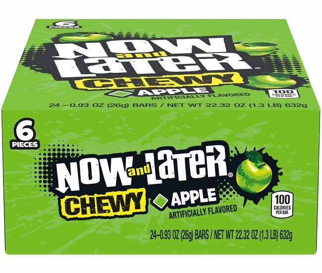 Now & Later Soft Apple Chews Candy