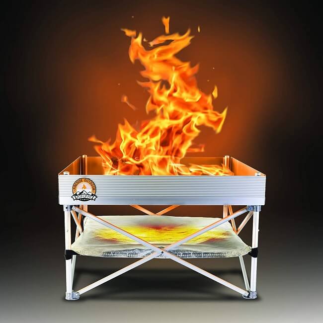 Portable Pop Up Fire Pit by Fireside Outdoor