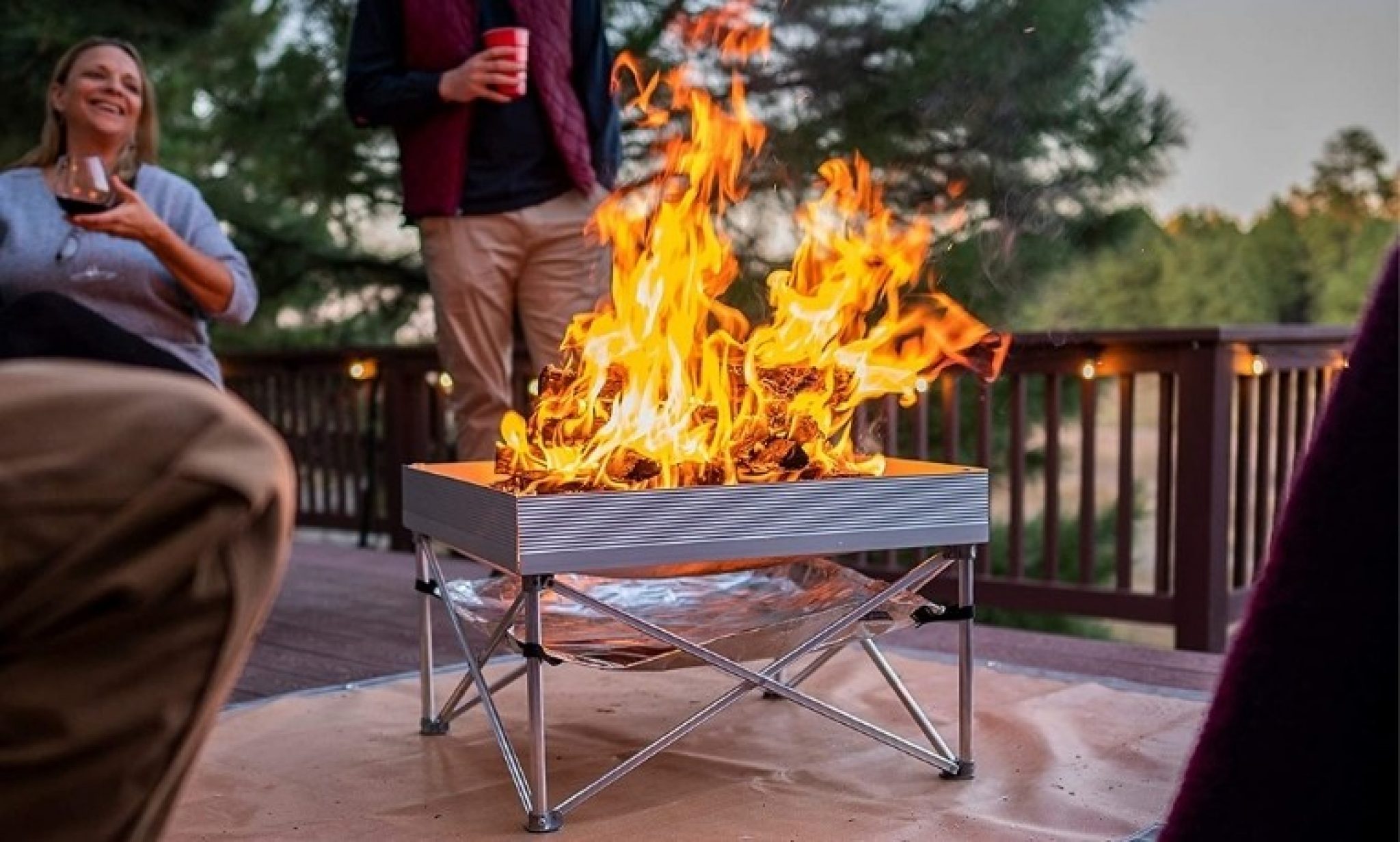 fireside portable fire pit grill