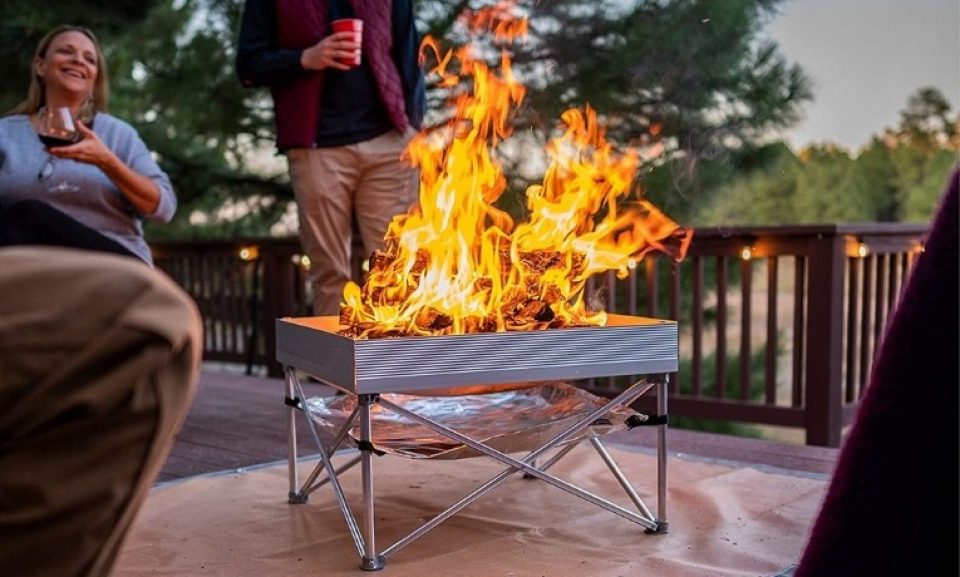 Portable Pop Up Fire Pit by Fireside Outdoor