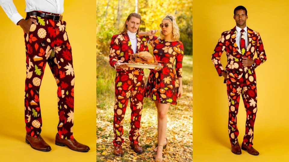 Move over Turkey, this Men's Thanksgiving Suit Will be the Talk of the Table This Year.