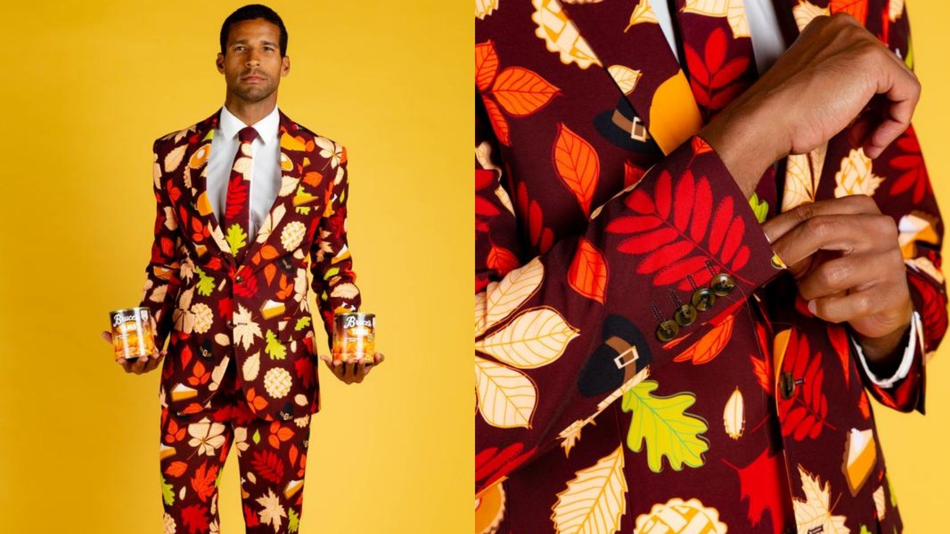 Move over Turkey, this Men's Thanksgiving Suit Will be the Talk of the Table This Year.