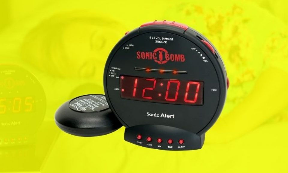 Sonic Bomb Alarm Clock - Perfect for Heavy Sleepers