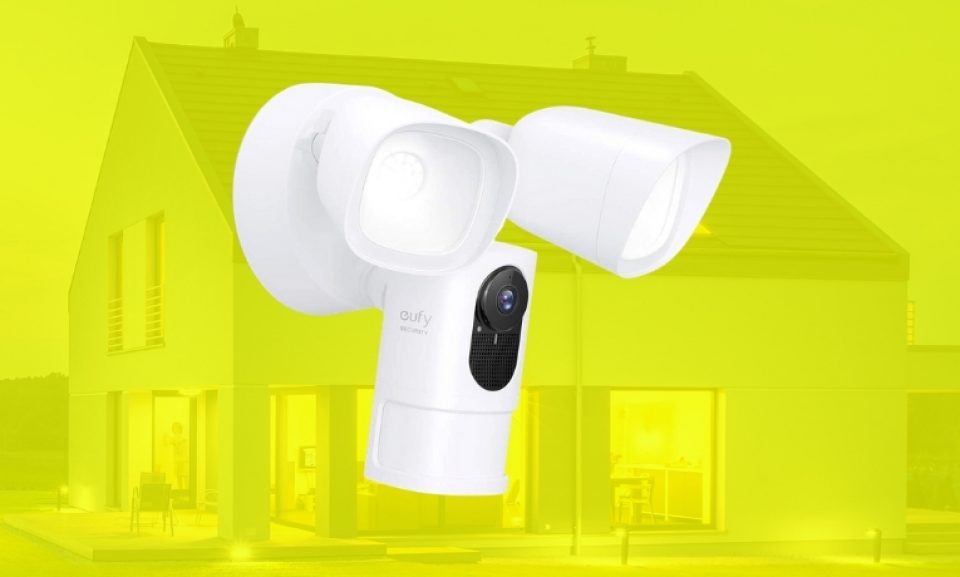 Eufy Floodlight Camera 1080p Version Provides 2500 Lumens of Brightness and Built-in AI