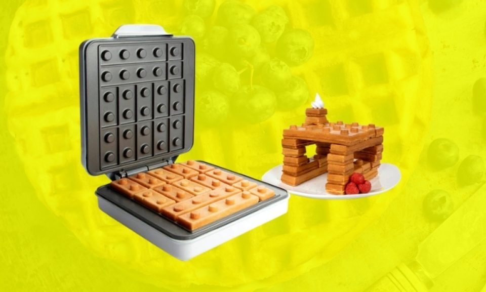 Build Your Breakfast Brick-by-Brick with the CucinaPro Brick Building Waffle Maker