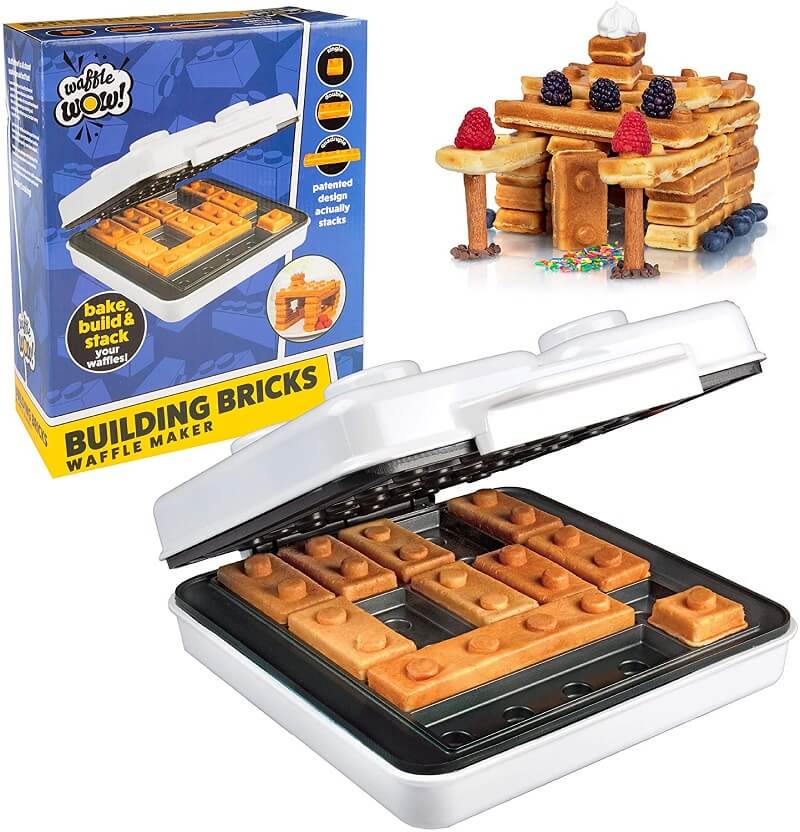 Build Your Breakfast Brick-by-Brick with the CucinaPro Brick Building Waffle Maker