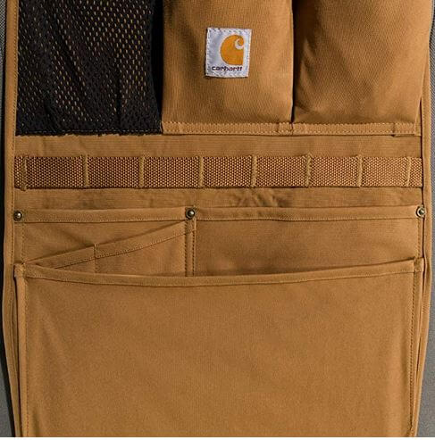 Carhartt Back Seat Organizer is Made of Rugged Fabric, Offers Plenty of Storage and is Water Repellent