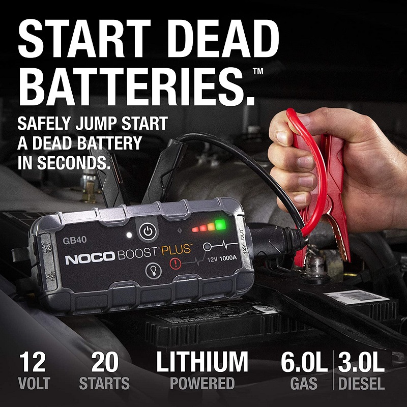 NOCO Boost Plus Jump Start Box Portable Car Battery Jump Starter