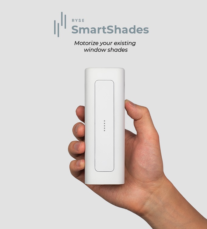 RYSE SmartShades Opens and Closes Your Existing Blinds with Voice Control