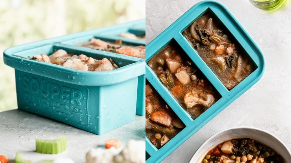 Souper Cubes Silicone Freezing Trays Make Perfect Storable Portions
