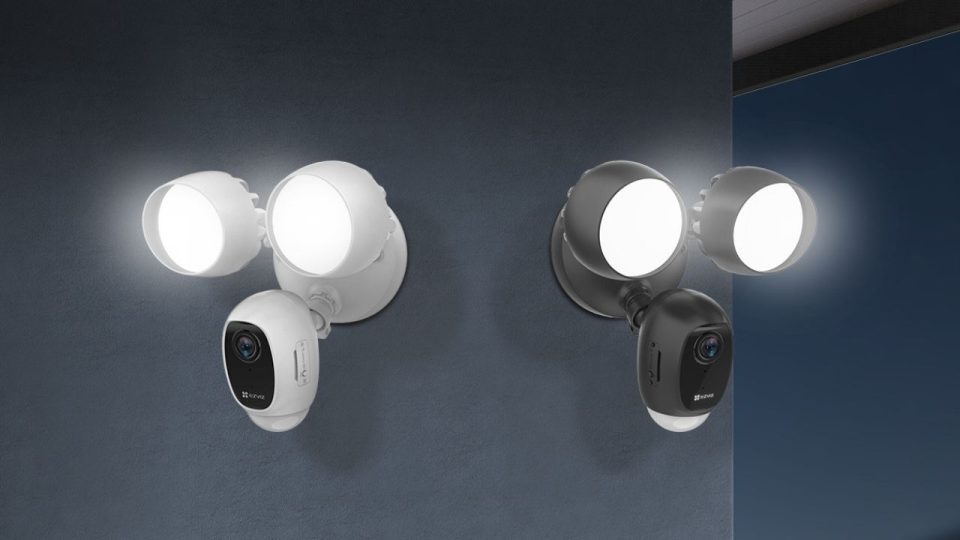 EZVIZ Floodlight Security Camera Offers Multiple PIR Motions Zones and Adjustable Brightness