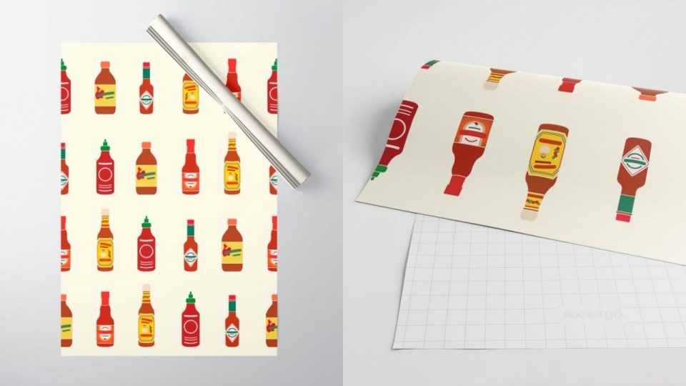 Hot Sauce Wrapping Paper