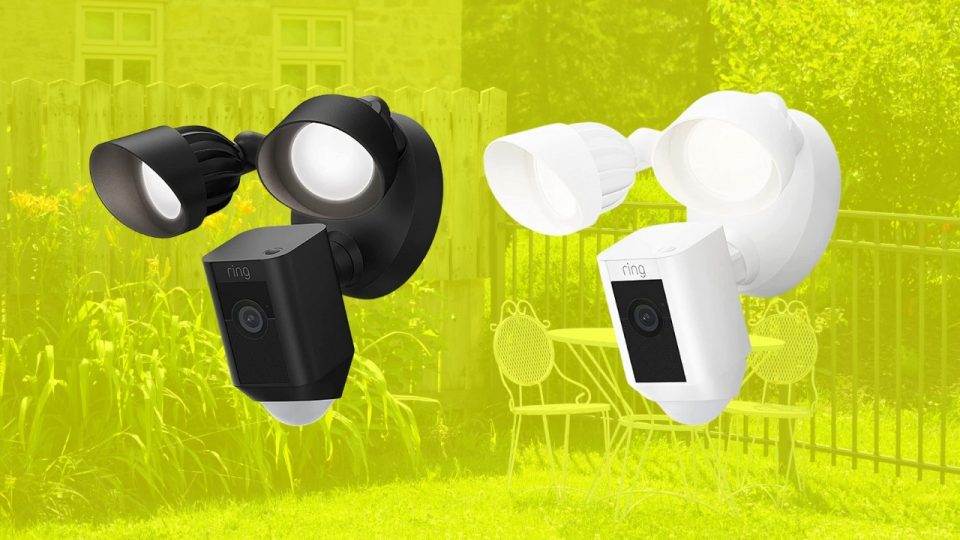 Ring Wired Floodlight Camera with Motion Activated Floodlights and Two Way Talk