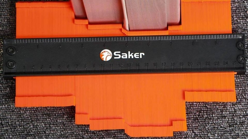 Saker Contour Gauge Profile Tool Precisely Copies Irregular Shapes