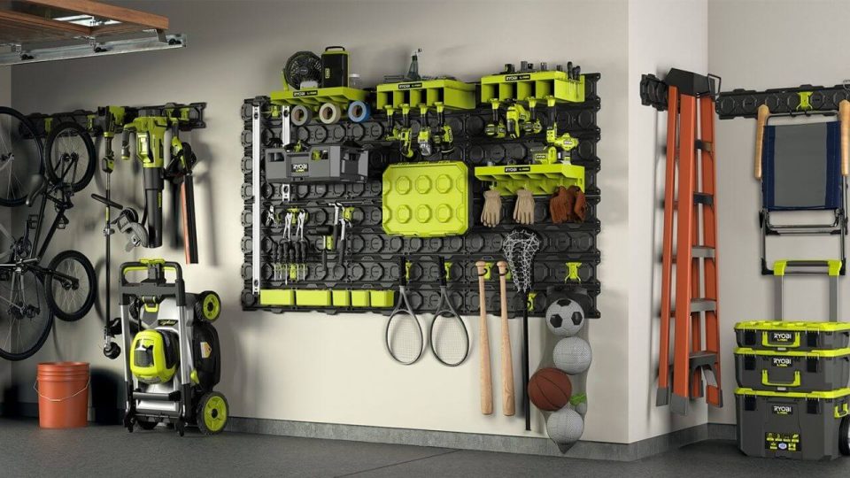 RYOBI LINK 7-Piece Wall Storage Kit