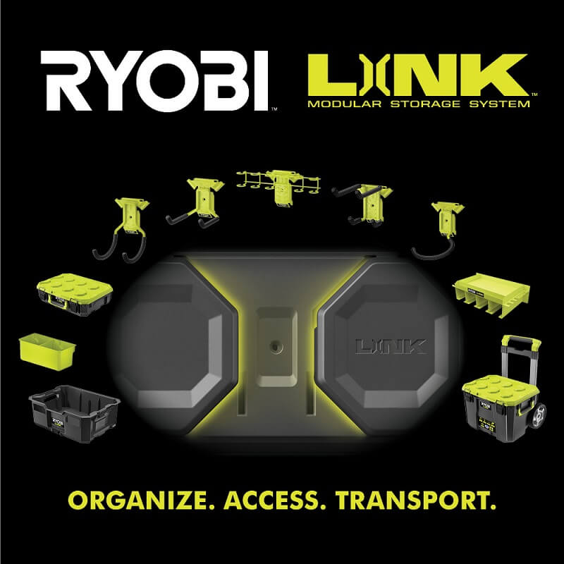 RYOBI LINK 7-Piece Wall Storage Kit
