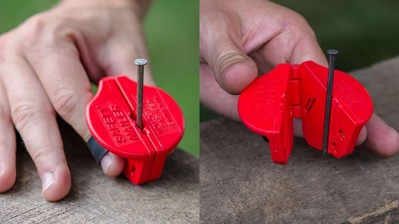 Safety Nailer Protects Your Fingers and Prevents them From Being Smashed