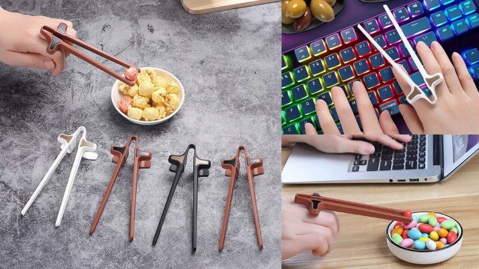Uhouse Finger Chopsticks Help Keep Your Fingers, Gadgets and Electronics Clean