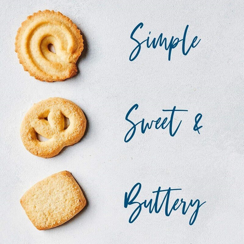 Royal Dansk Butter Cookies are Crisp Cookie Classics with a Pure Butter Taste
