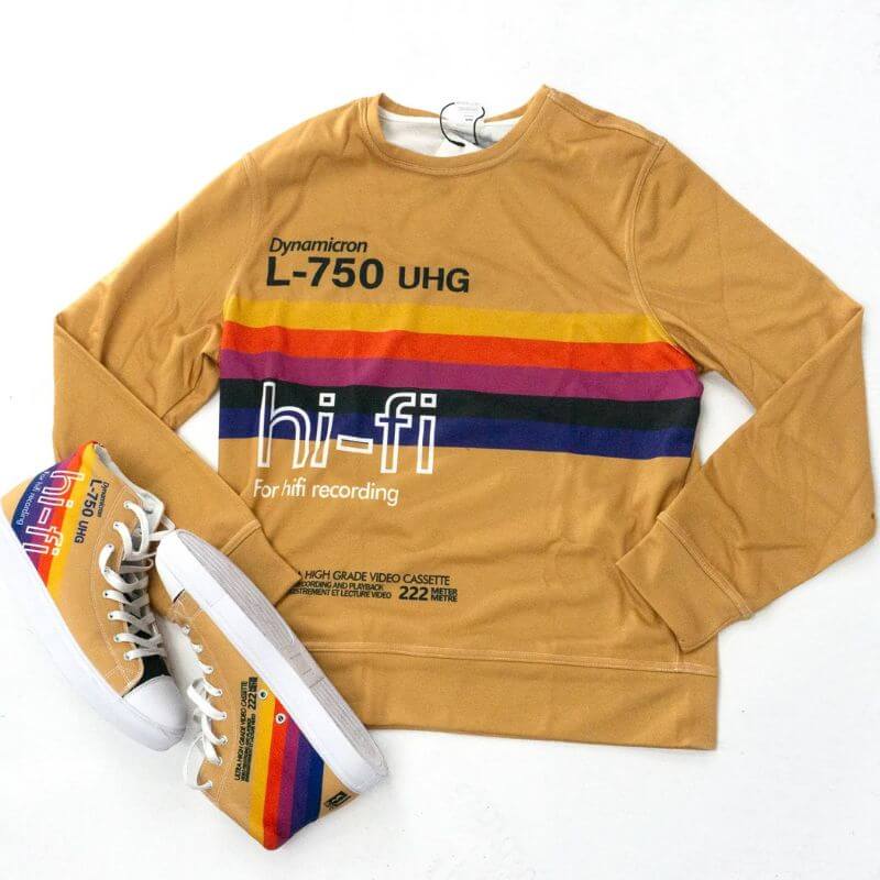 Dynamicron Beta Hi-Fi Crewneck Pullover is a Tribute to Analogue