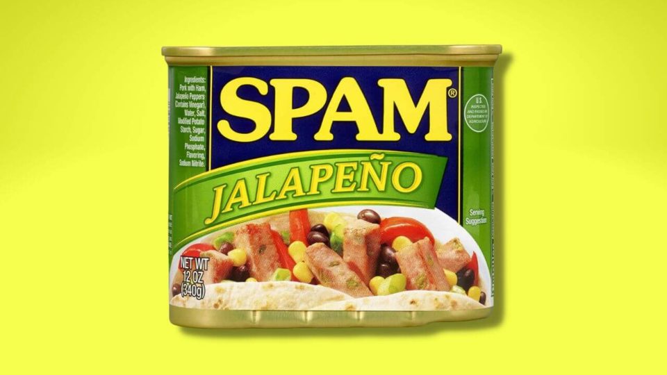 SPAM Jalapeno Flavored Canned Meat is the Original with Spicy Jalapeno Peppers