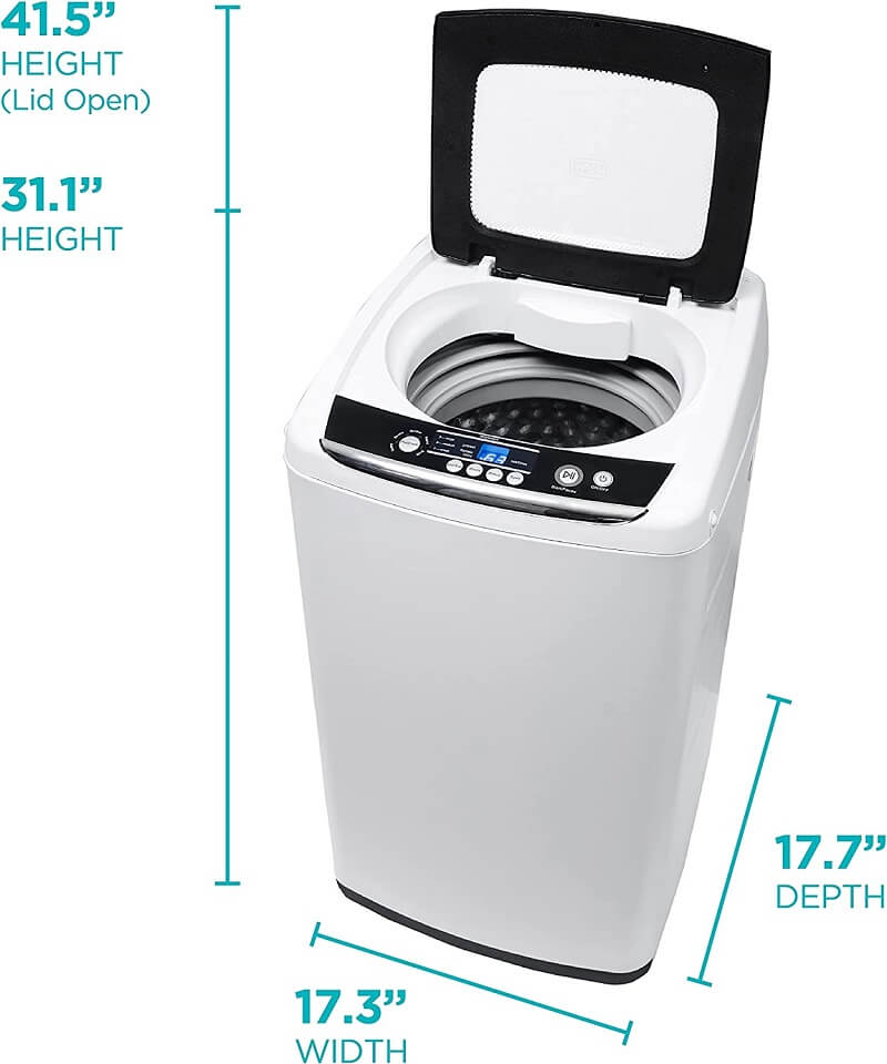Black+Decker Portable Washing Machine is Mobile and Has 5 Cycle Selections