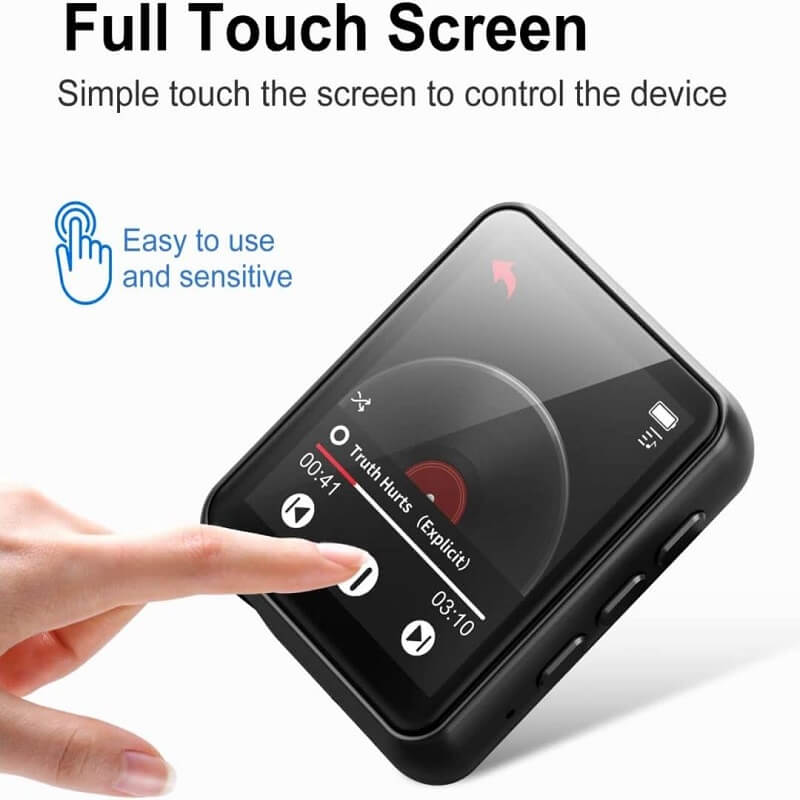 Jolike Bluetooth Portable MP3 Player Has a Full Touch Screen