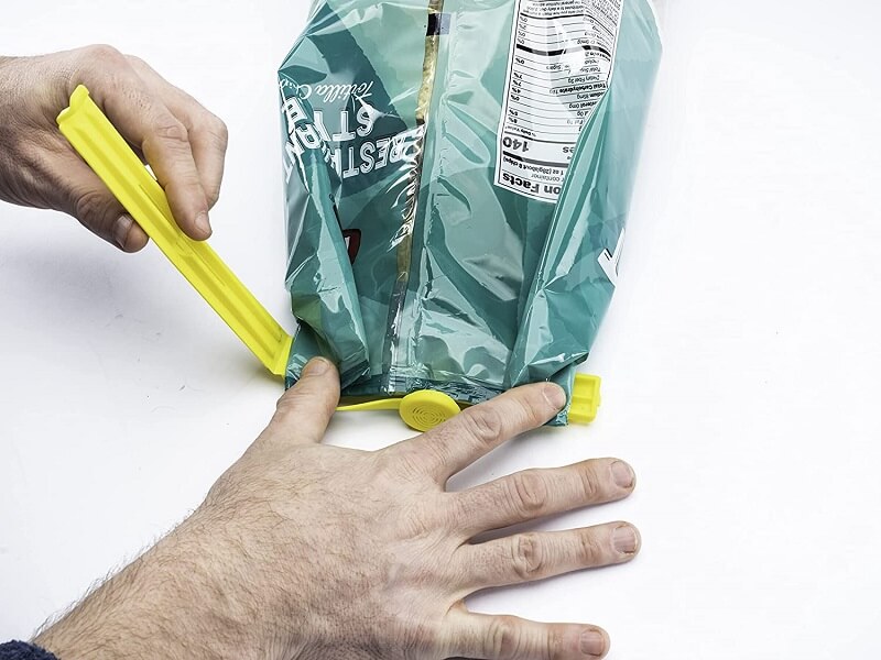 Jokari Air Removing Bag Clips Remove Air to Keep Food Fresher
