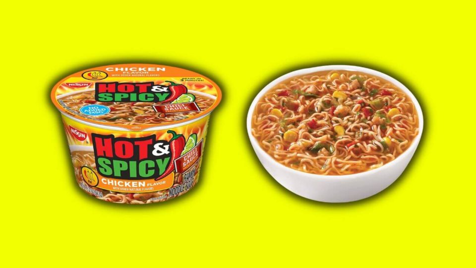 Nissin Hot & Spicy Ramen Noodle Soup