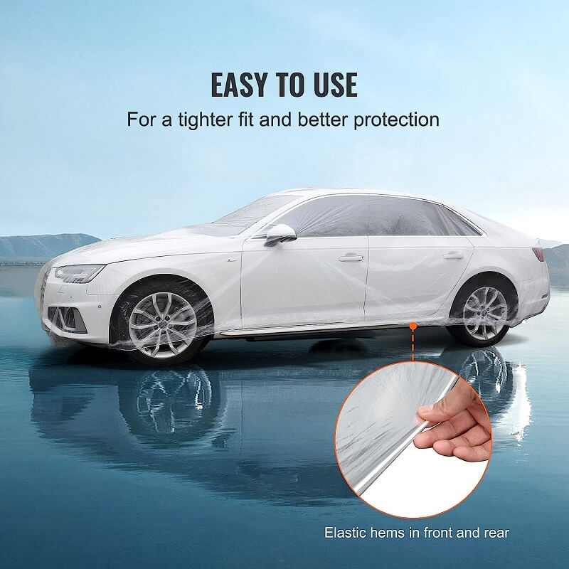 Bestauto Clear Plastic Car Cover is Invisible Protective Armor for Your Vehicle