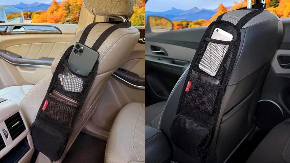 Luckybay Car Seat Side Organizer Provides Easy, Quick Storage for Small Items