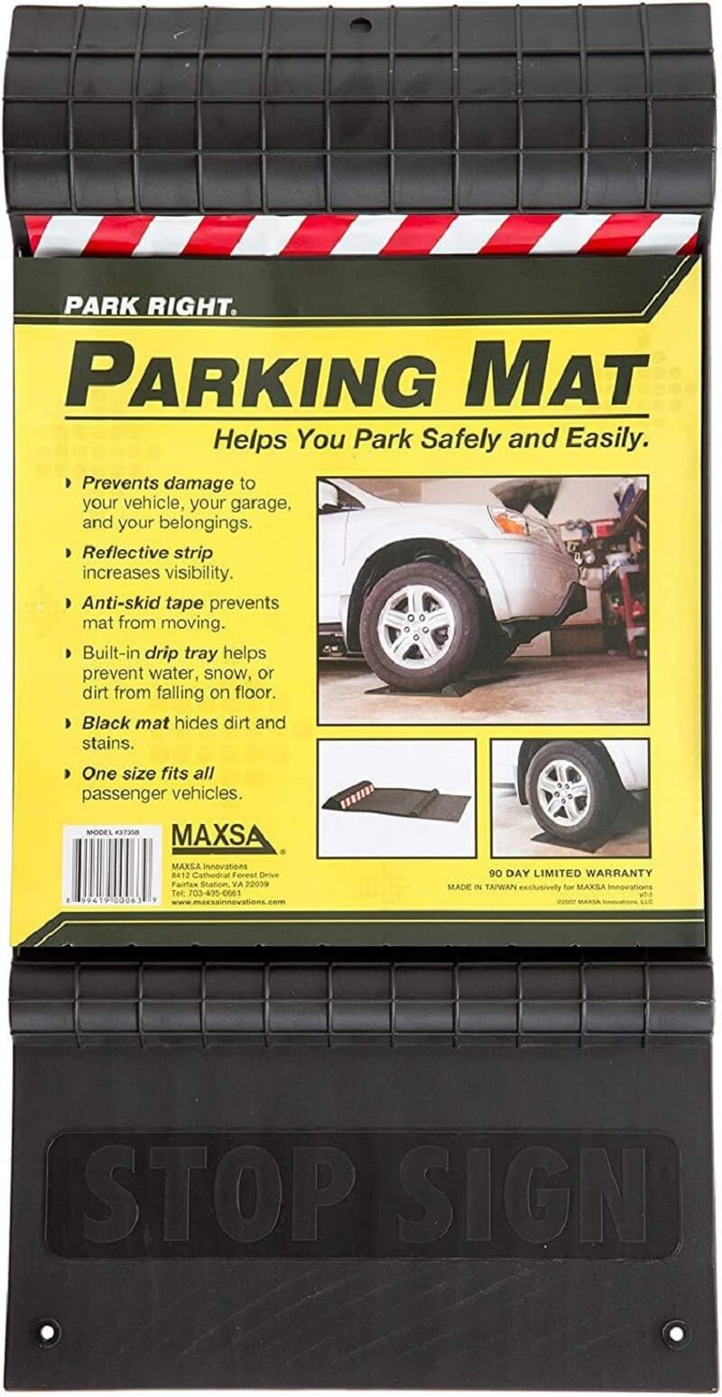 Maxsa Parking Mat Helps You Park Safely Every Time