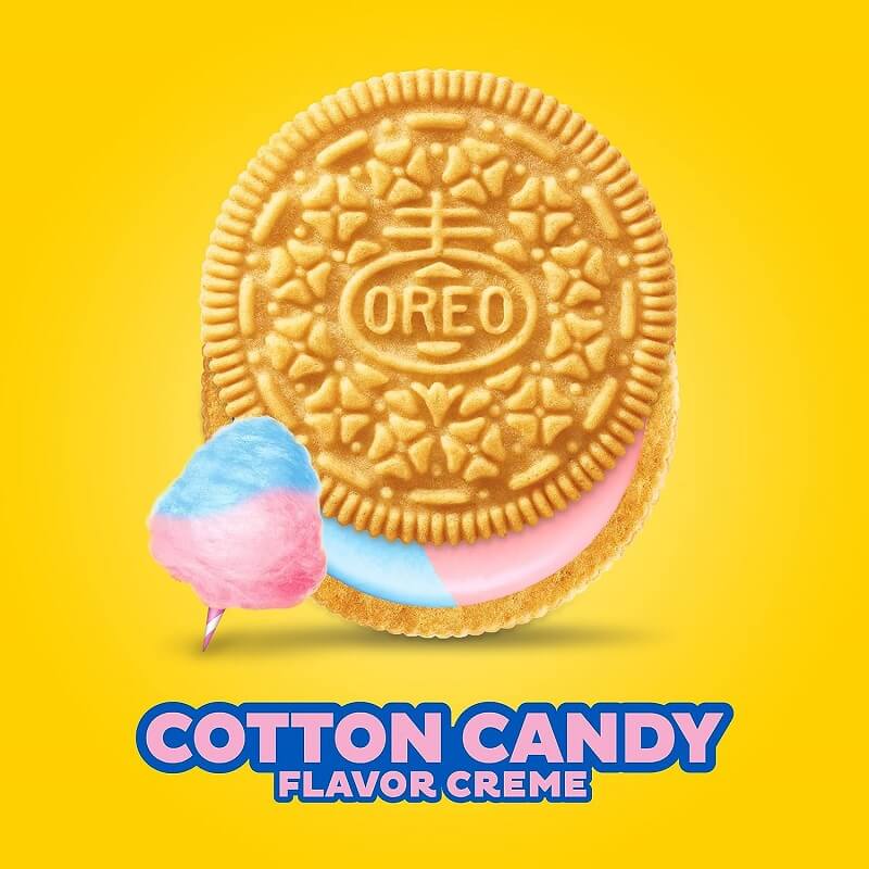 Cotton Candy Oreo Sandwich Cookies (Limited Edition)