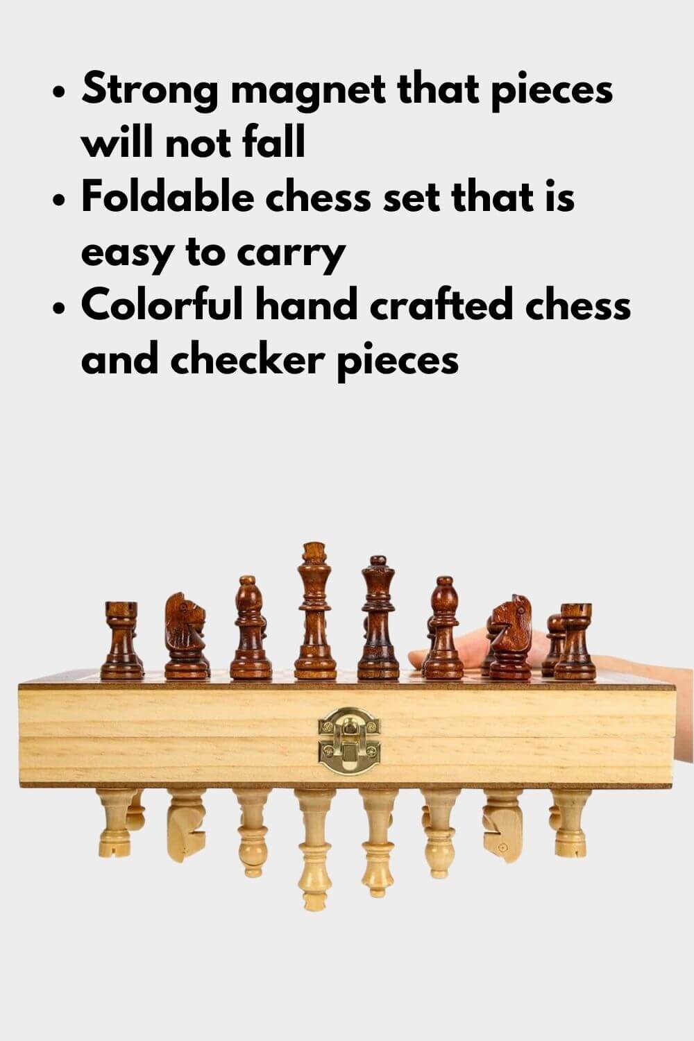 GiftedKids Magnetic Chess Set is Portable, Foldable, and Fun