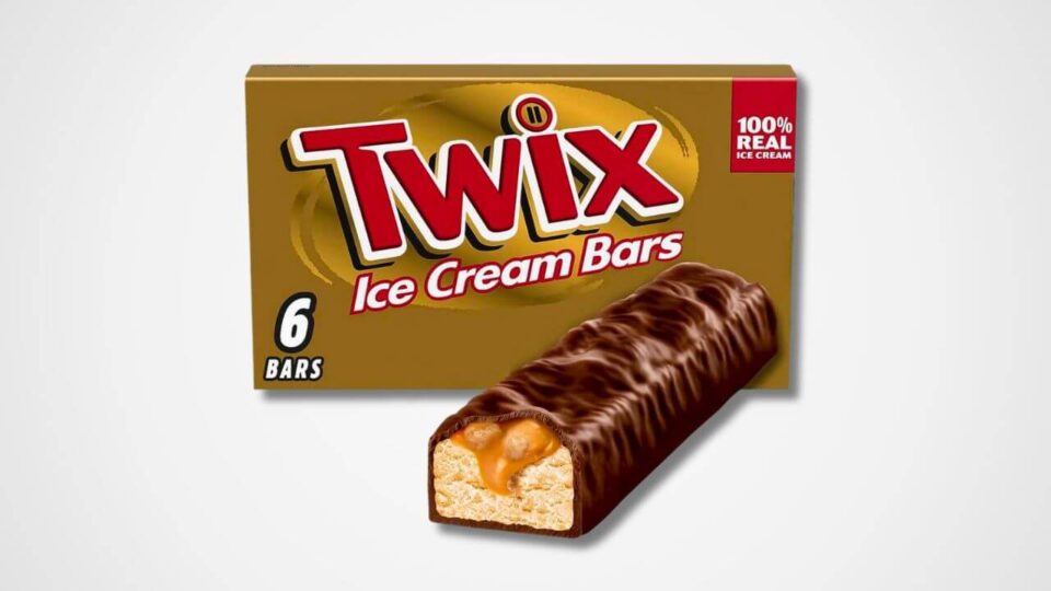 TWIX Ice Cream Bars: Smooth Caramel and Tasty Crunchy Cookies