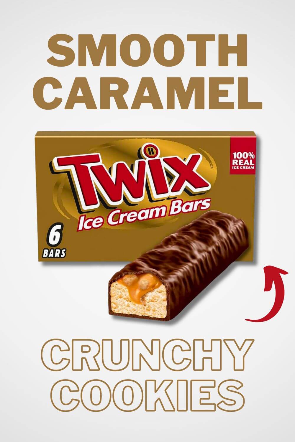 TWIX Ice Cream Bars: Smooth Caramel and Tasty Crunchy Cookies