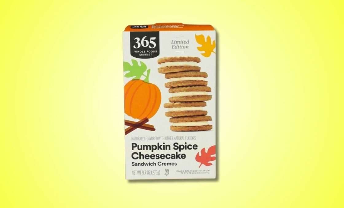 365 by Whole Foods Market Limited Edition Pumpkin Spice Cheesecake Sandwich Cremes Cookies