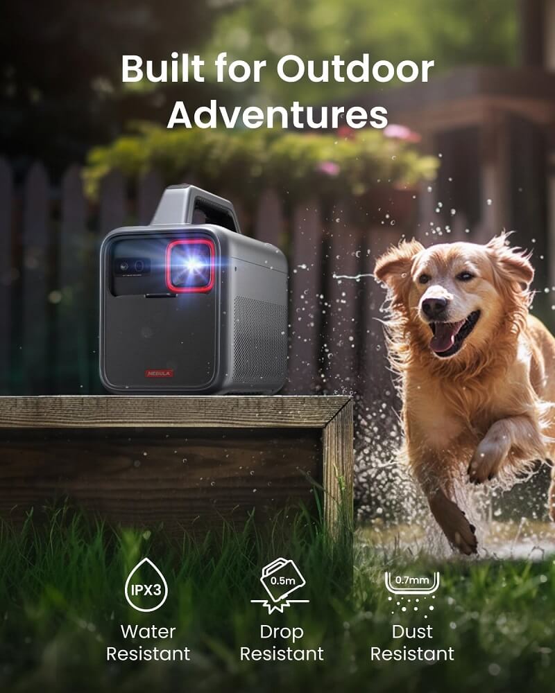 Nebula Mars 3 Outdoor Portable Projector Brings the Theater Experience Outside