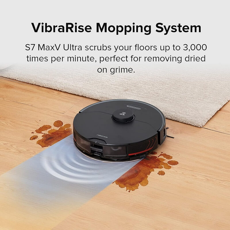 Roborock S7 MaxV Ultra Robot Vacuum and Mop Self-Empties and Washes Itself