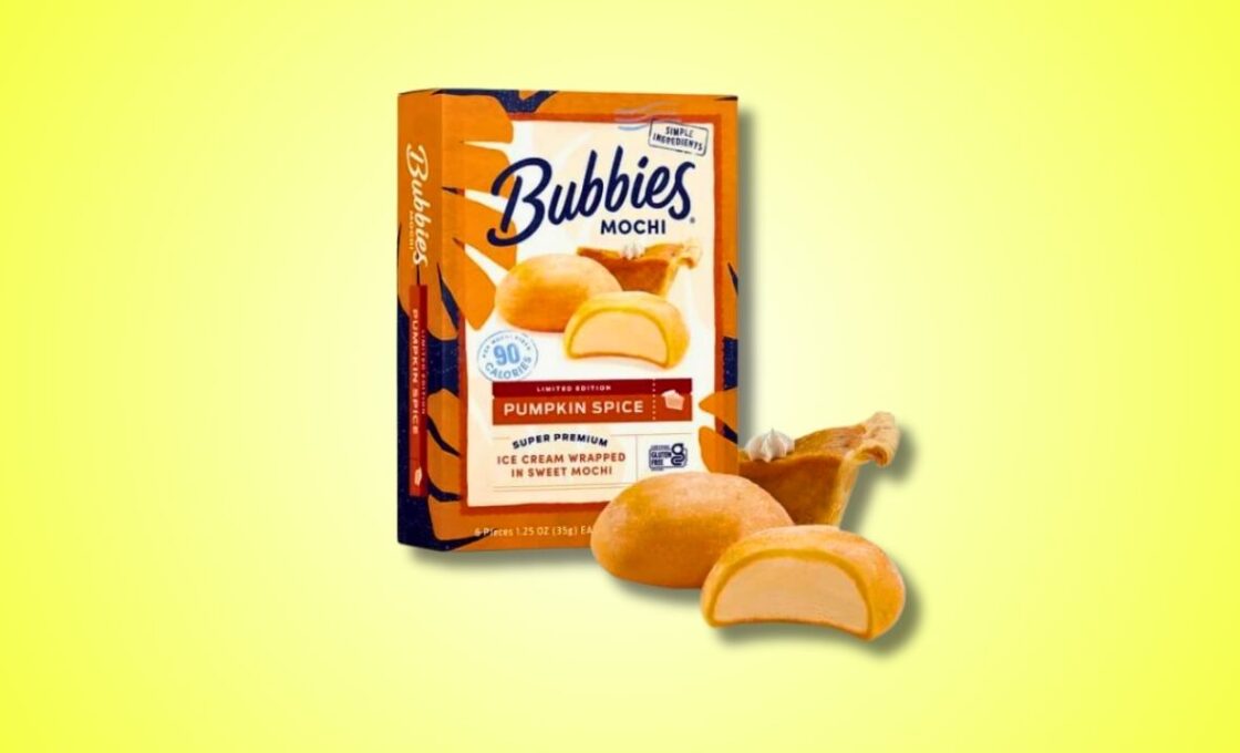 Bubbies Mochi Pumpkin Spice Ice Cream