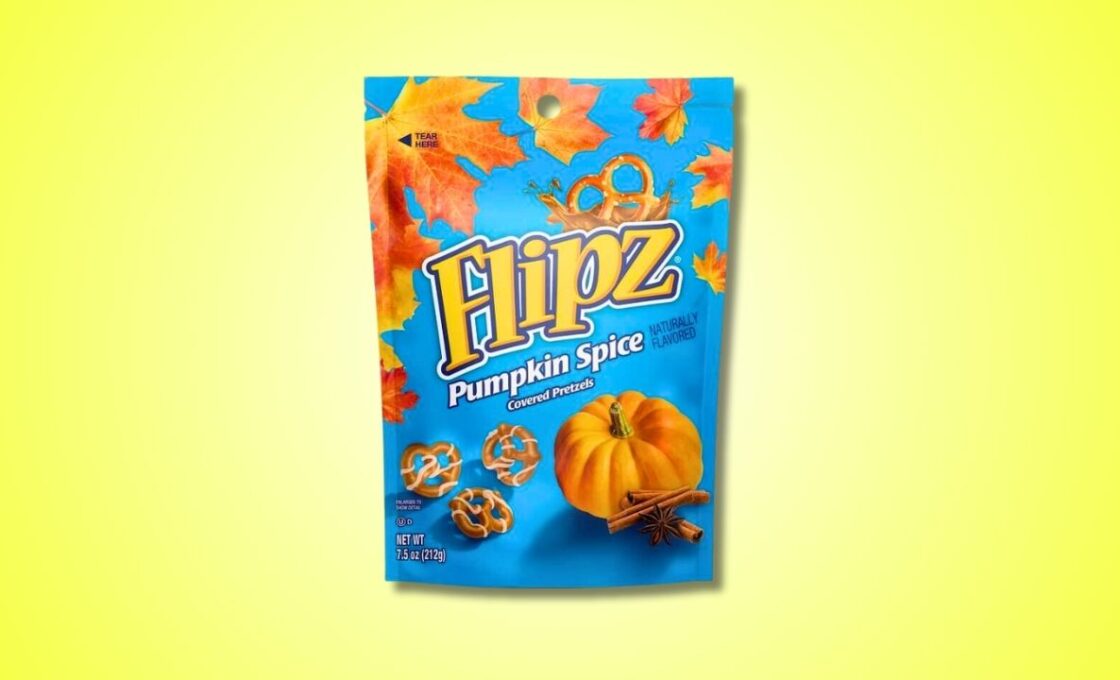 Flipz Pumpkin Spice Covered Pretzels