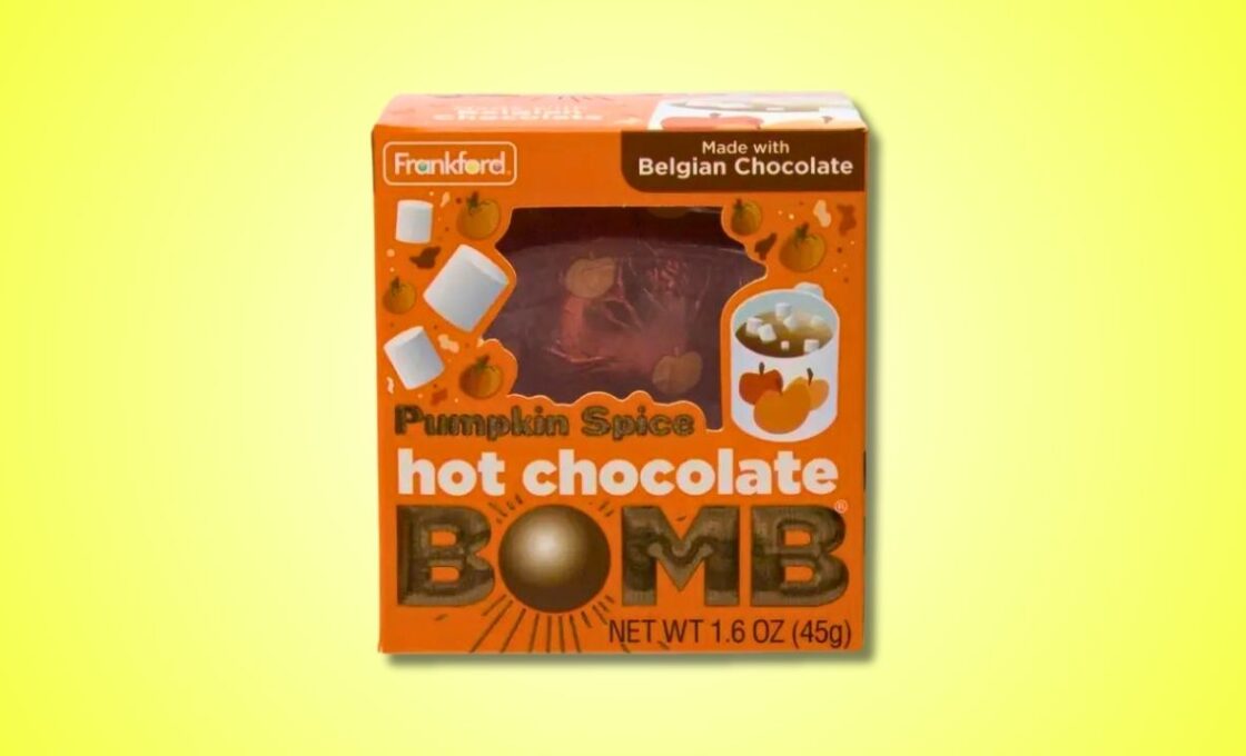 Frankford Milk Chocolate Bomb Pumpkin Spice with Mini Marshmallows