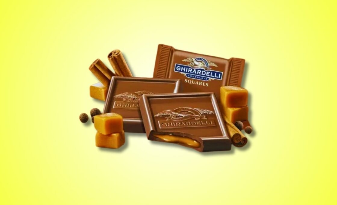 GHIRARDELLI Milk Chocolate Pumpkin Spice Caramel Squares